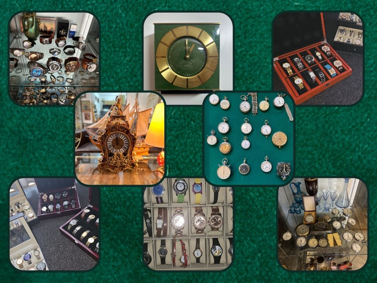 Uhren Ankauf Wien – verschiedene Uhren und Sammlerstücke bei ARTHEUM