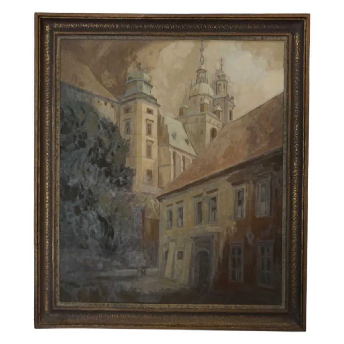 Rościsław Brochocki „Ul. Kanonicza“ Öl auf Leinwand 1986