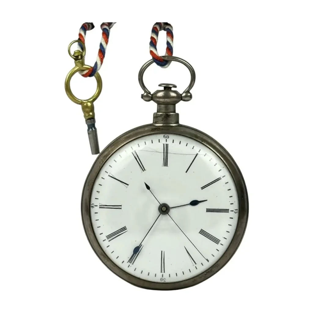 Antike Silber Taschenuhr mit Handaufzug Chinesischen Markt