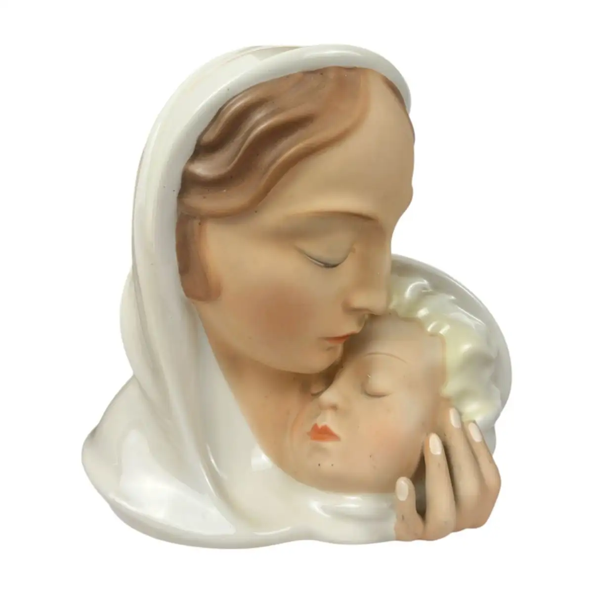 Pirkenhammer Madonna mit Kind aus Porzellan, 25 cm