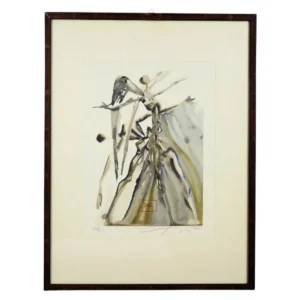 Salvador Dalí „Divine Comedy“ Lithografie EA handsigniert gerahmt