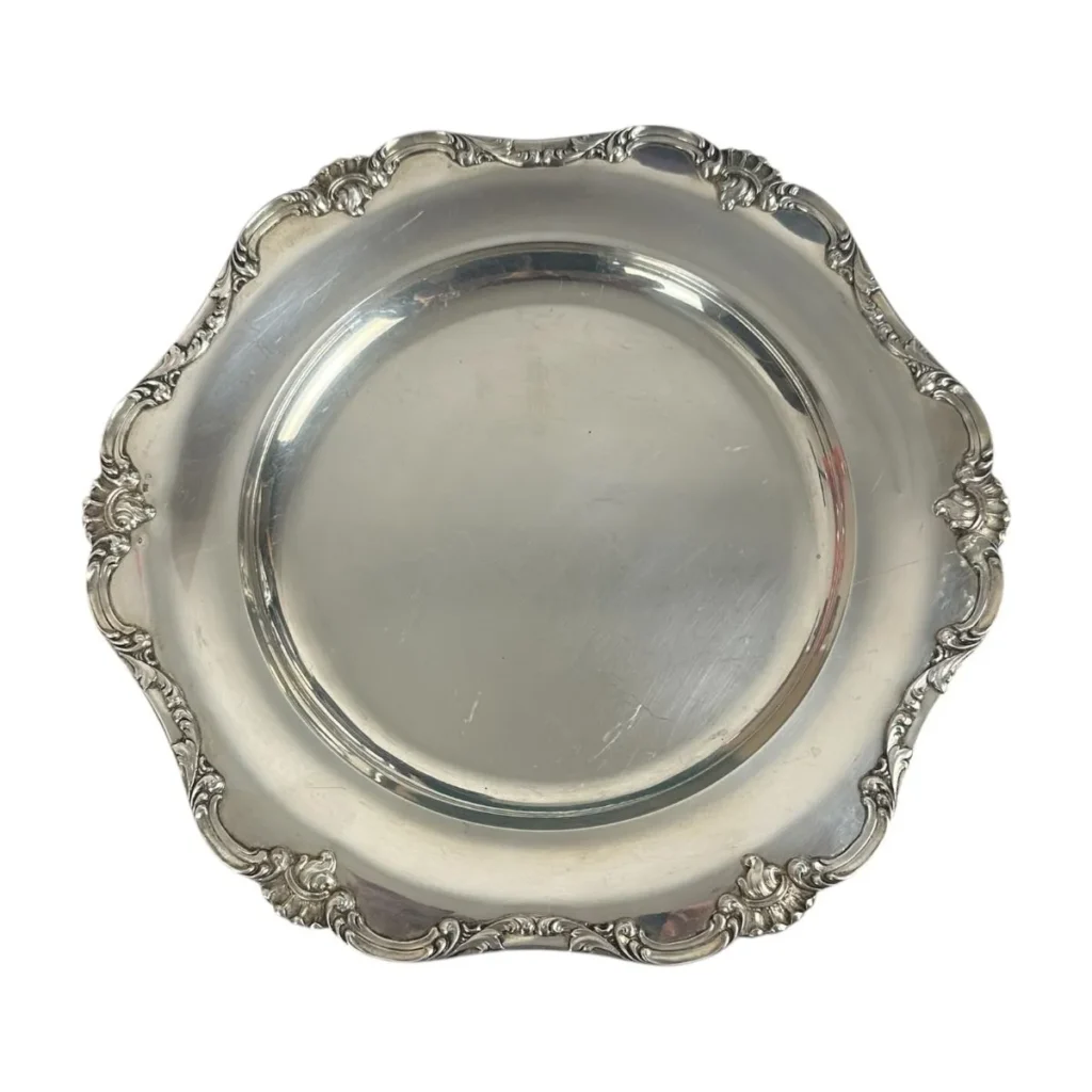 Silbertablett aus 800 Silber 679 g