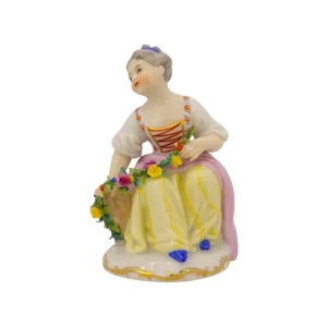 Augarten Wien Porzellanfigur „Girlandenmädchen“ – handbemalt