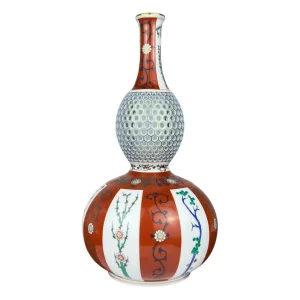 Herend Gödöllő Durchbruchvase 6712/G – handbemaltes Porzellan