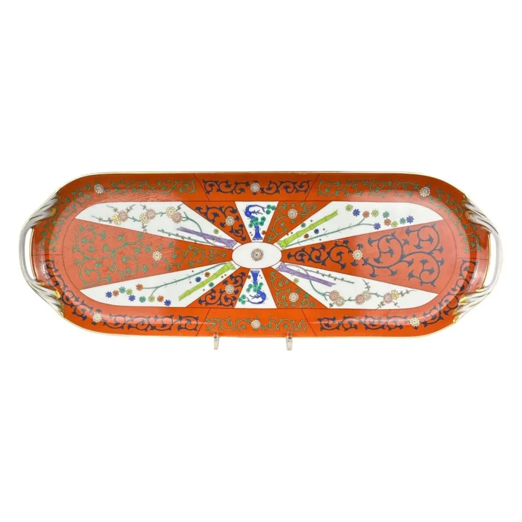 Herend Gödöllő Servierplatte 2435/G – 48,5 cm – handbemalt