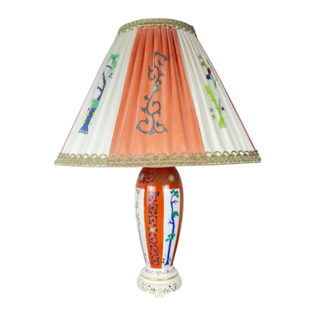 Herend Gödöllő Tischlampe 6742/G – handbemaltes Porzellan