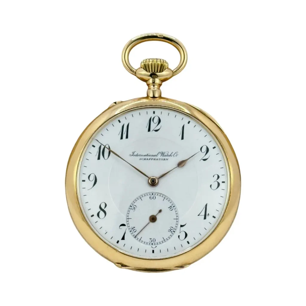 IWC Schaffhausen 14K Gold Taschenuhr – Werk-Nr. 521896